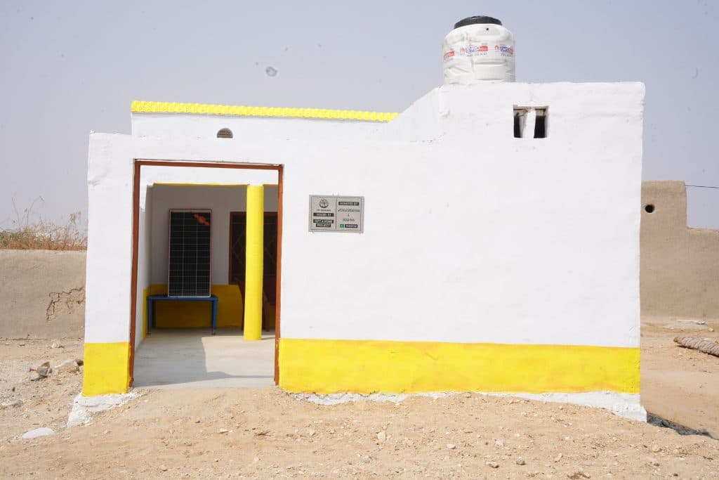 A newly built home in Sukkar, Sindh